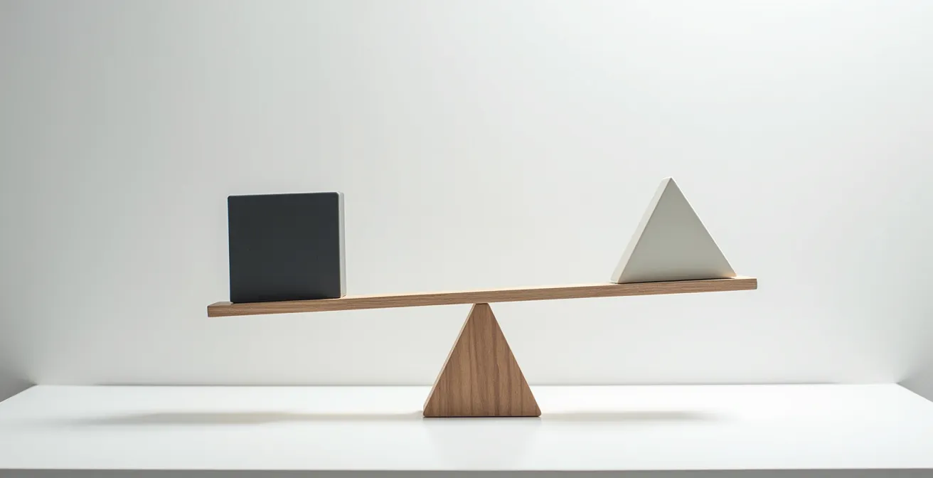 Représentation visuelle du déséquilibre contractuel entre consommateur et professionnel