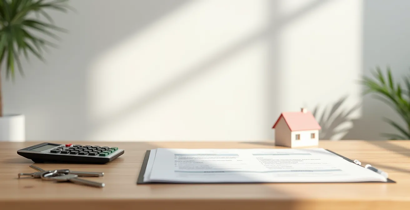 Dossier d'offre d'achat immobilier complet avec documents financiers