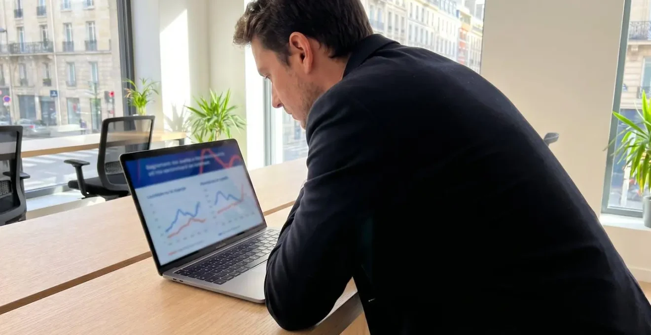 Personne consultant un graphique d